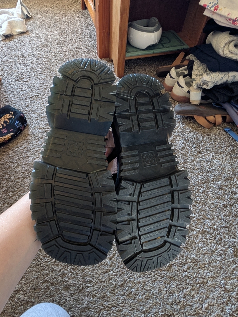 Dr. Martens Pink Chunky Platform Sandals - Picture 4 of 5